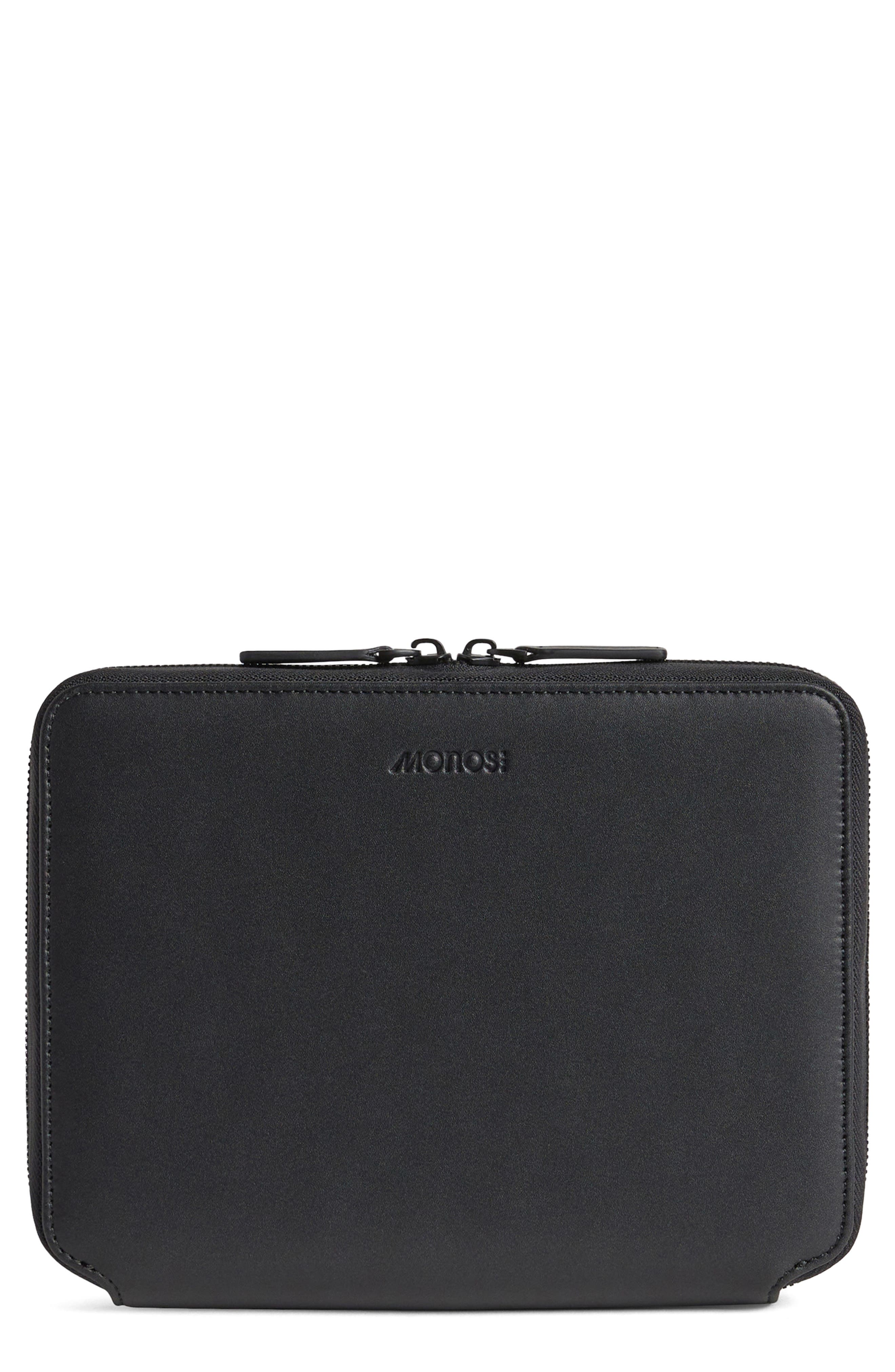 Monos Metro Zip Folio, Main, color, Carbon Black