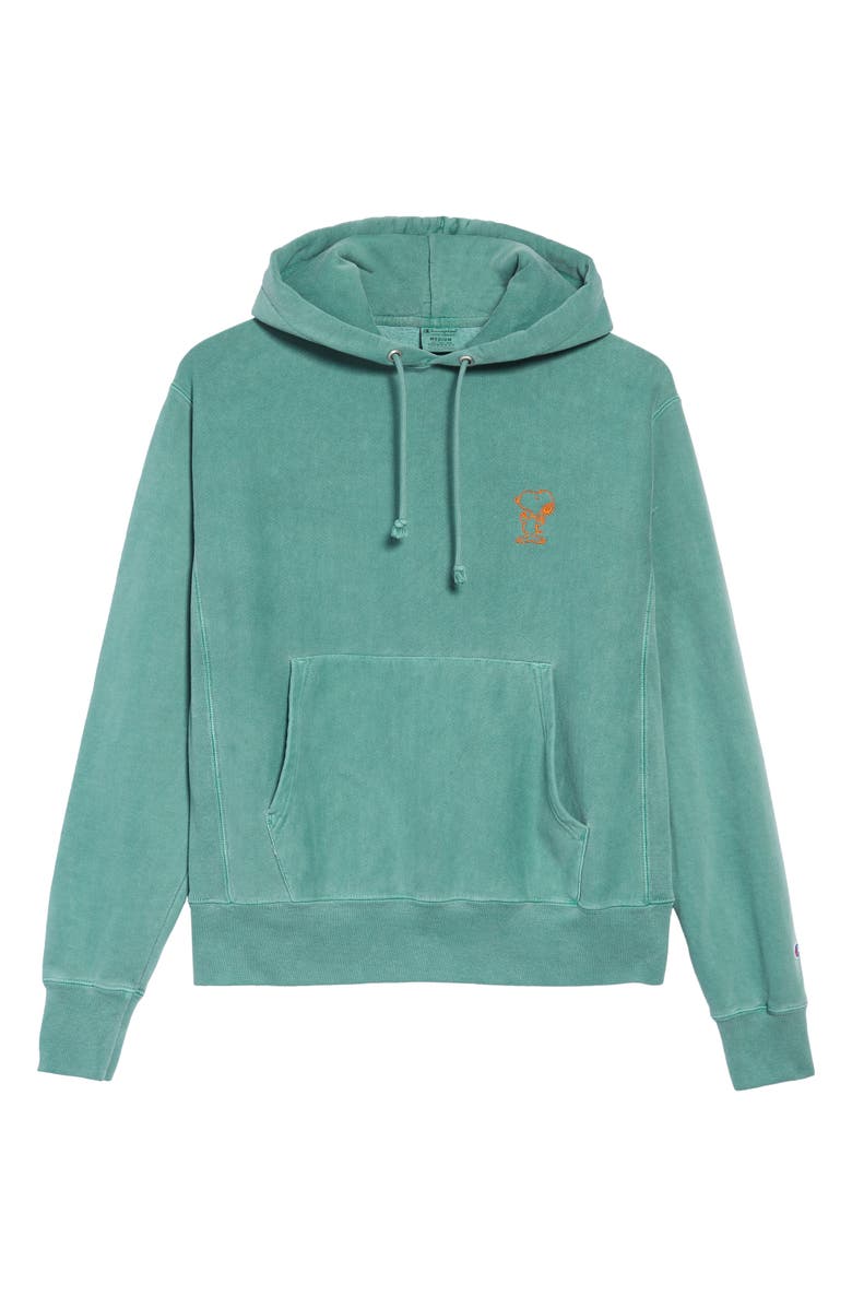 Champion Snoopy Reverse Weave Hoodie, Main, color, 