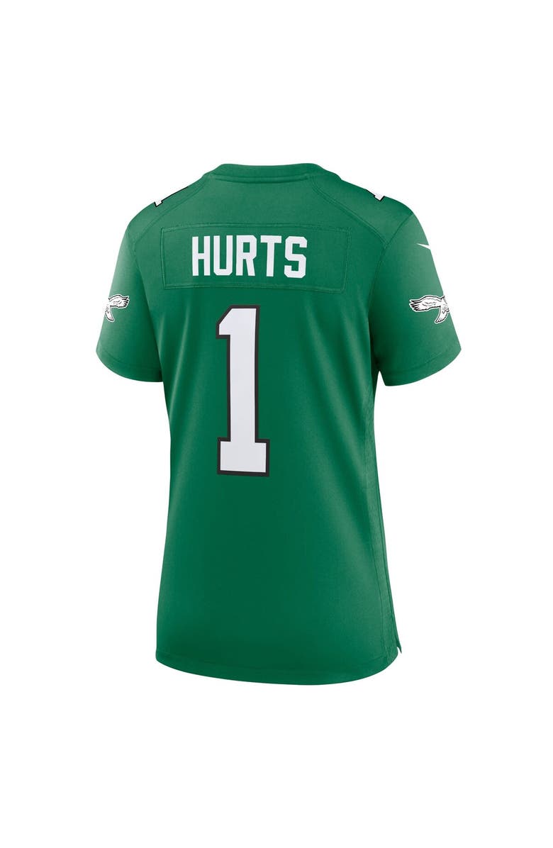 Nike Women's Nike Jalen Hurts Kelly Green Philadelphia Eagles Game Player Jersey, Alternate, color, Kelly Green
