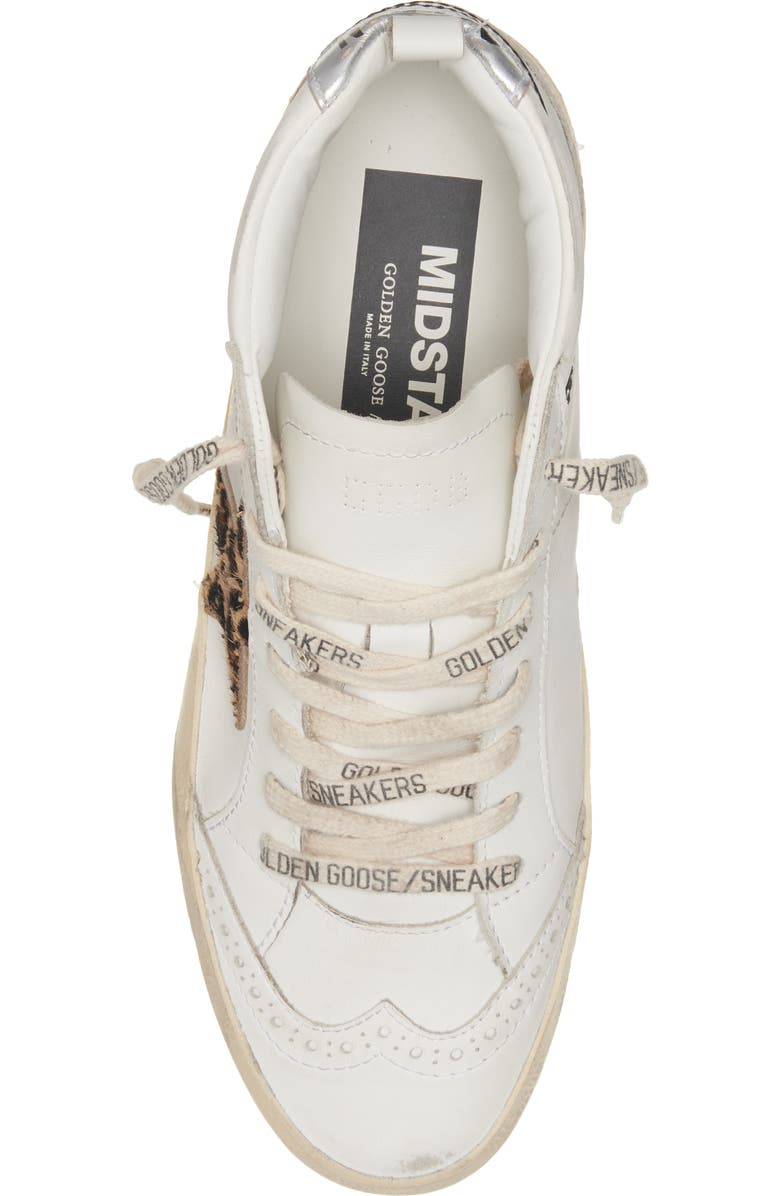 Golden Goose Mid Star Leopard Print Sneaker, Alternate, color,