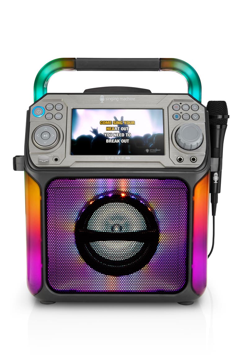 Groove Cube Cube XL Karaoke Player, Main, color, BLACK