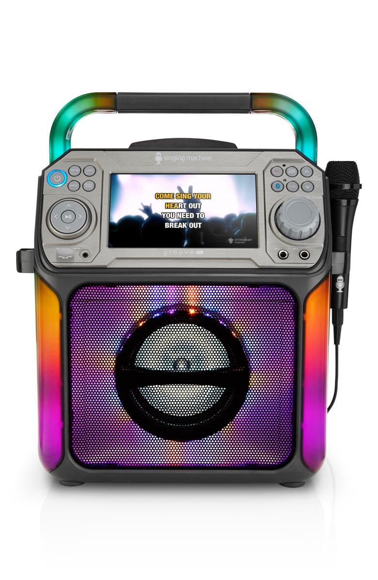 Singing Machine Groove Cube Cube XL Karaoke Player, Main, color, 