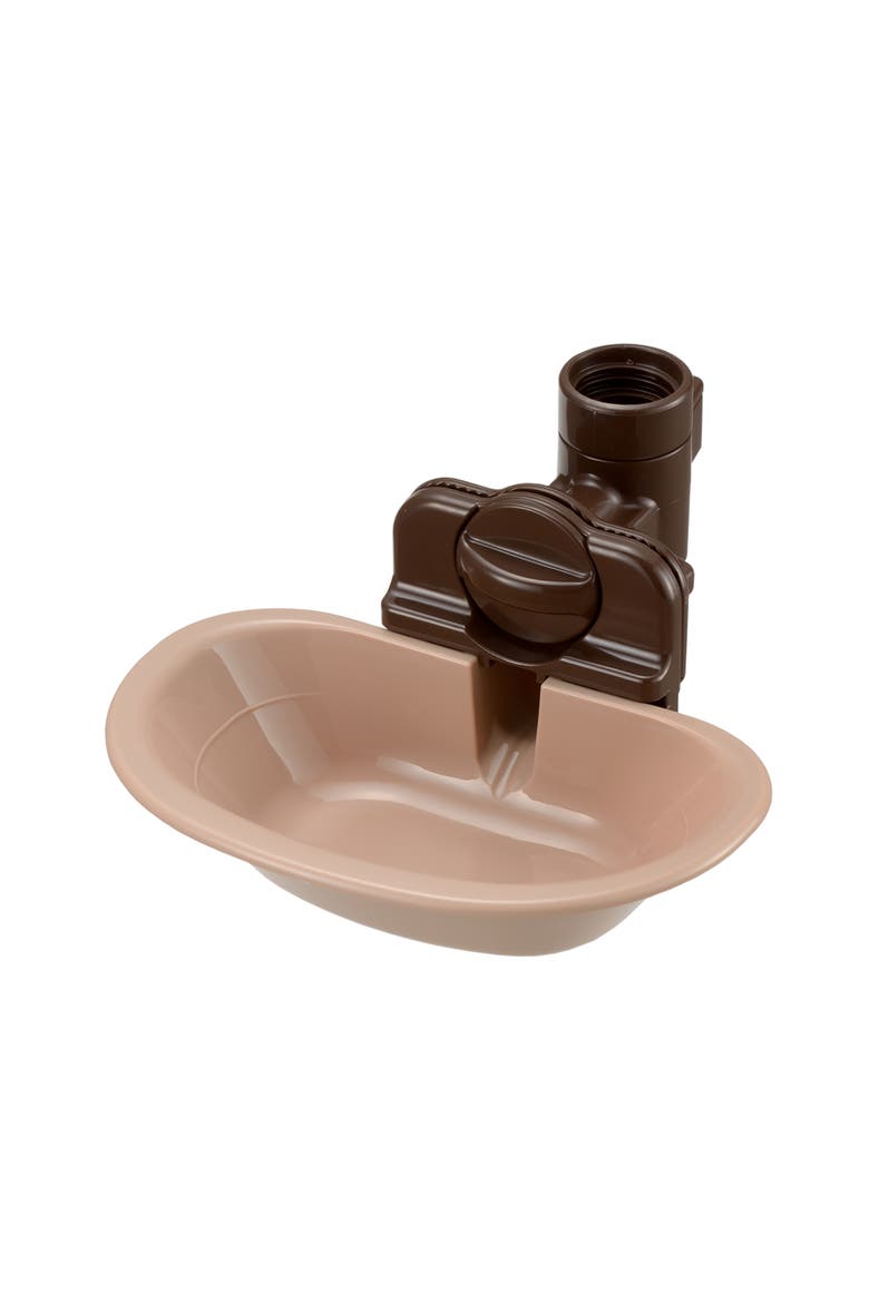Pet Water Rehydration Station, Gravity Fed Pet Water Station, includes Bottle and Dish, Alternate, color, Multicolored