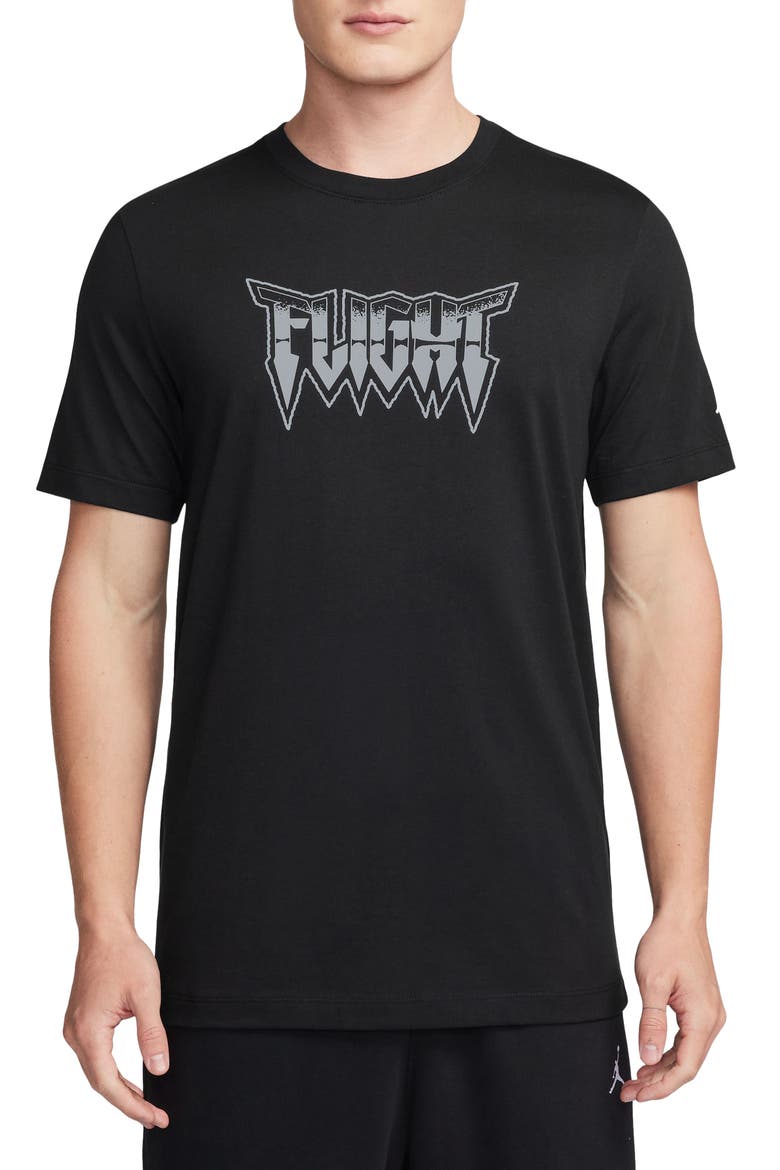 Flight Skull Graphic T-Shirt, Main, color, BLACK/ WOLF GREY/ WHITE