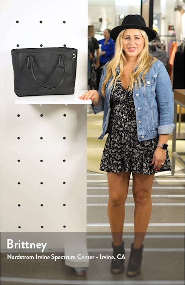 Signature Classic Coated Canvas Tote, sales video thumbnail