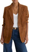 Reiss Cass Genuine Suede Blazer