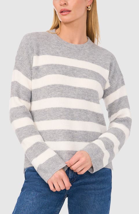 Stripe Crewneck Sweater