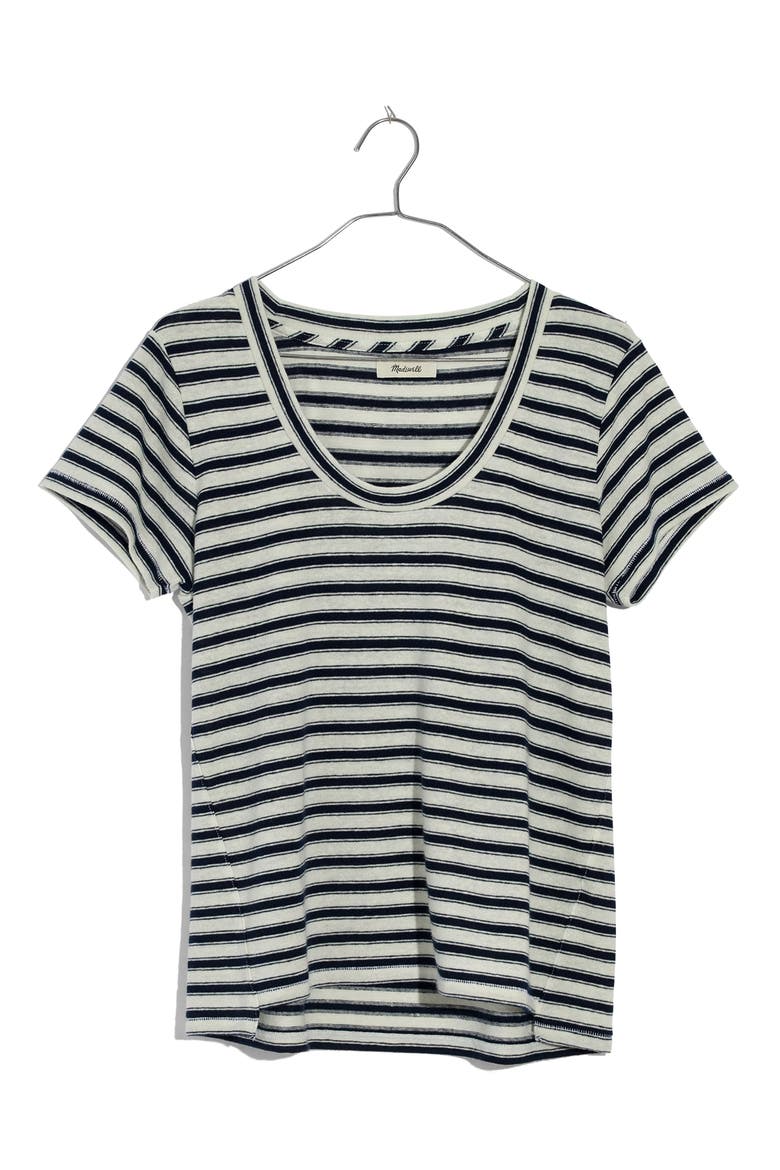 Stripe City Tee, Alternate, color, BRIGHT IVORY