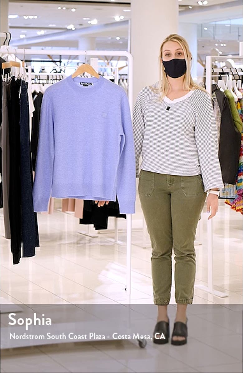Kalon Face Patch Wool Sweater, sales video thumbnail