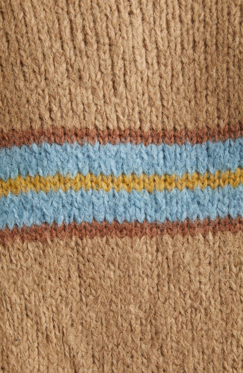 Moncler Stripe Alpaca & Wool Blend Sweater, Alternate, color, 