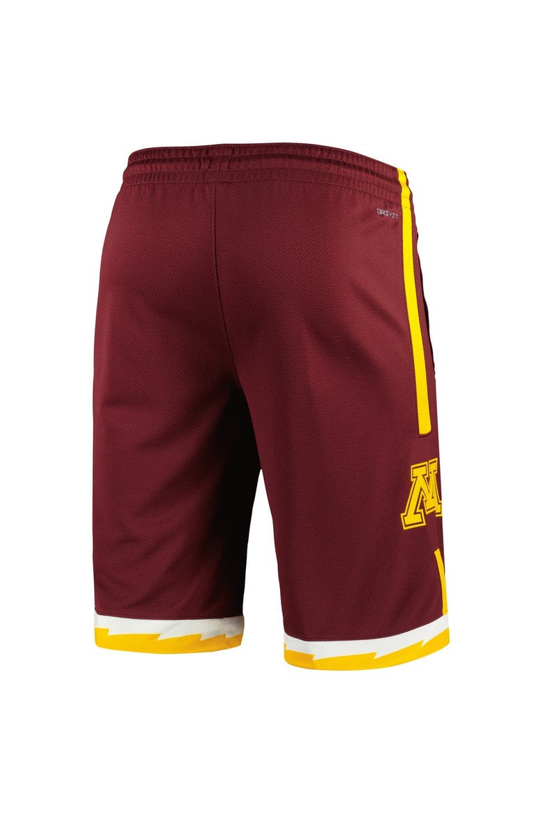 Men's Nike Maroon Minnesota Golden Gophers Replica Performance Basketball Shorts, Alternate, color, Maroon