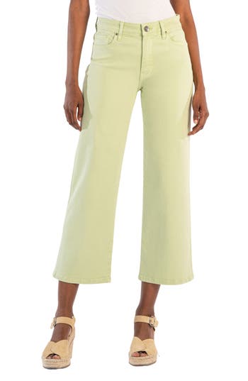 Kut From The Kloth High Waist Ankle Wide Leg Jeans