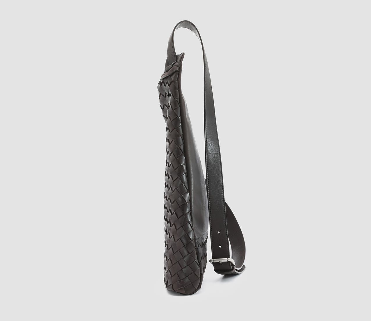 Armor 05 Woven Clutch, Alternate, color, Brown