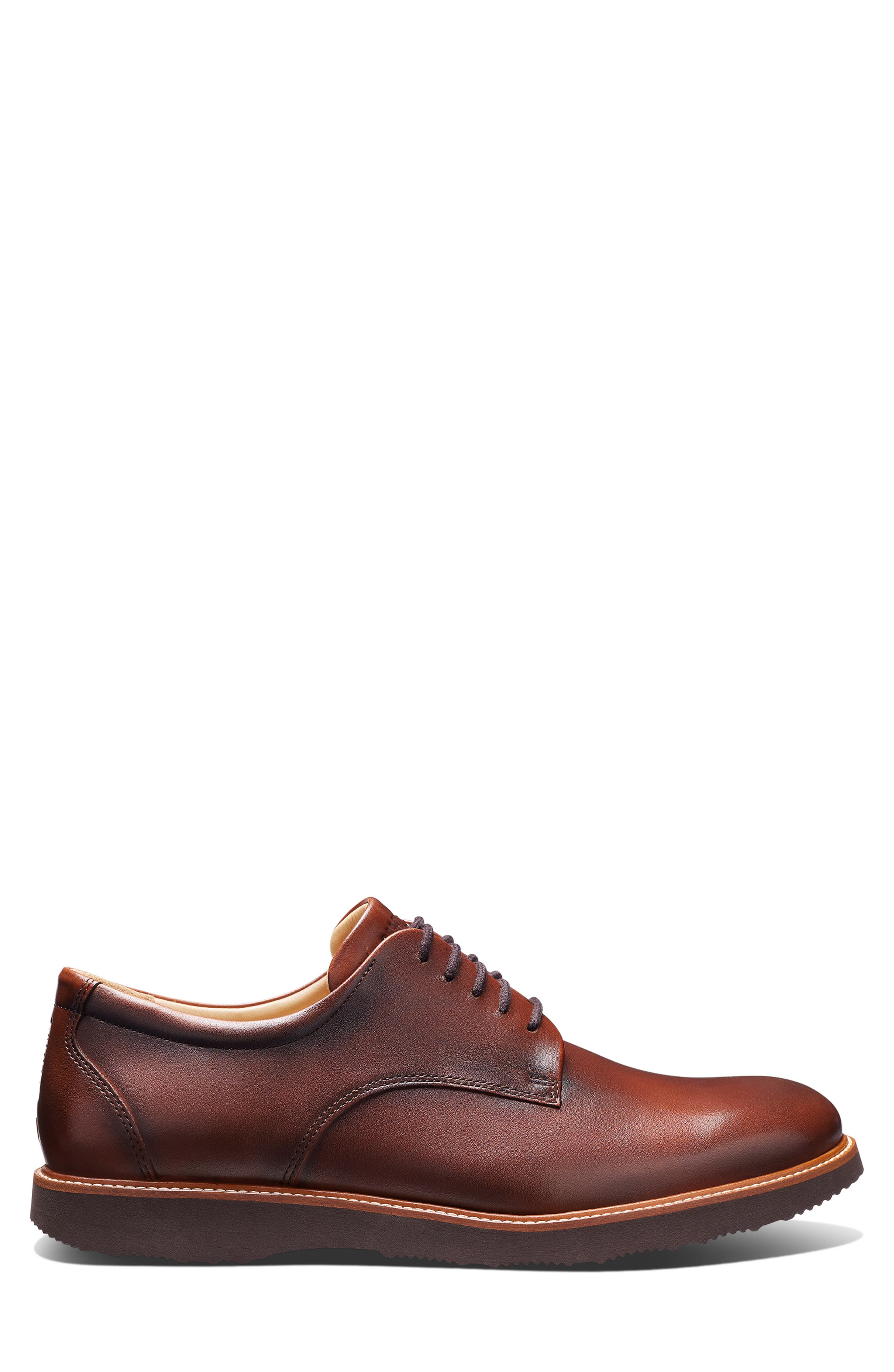 Samuel Hubbard Founder Oxford, Alternate, color, Cognac Leather