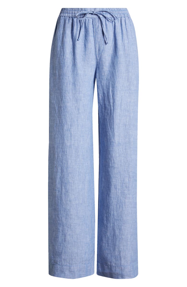 Tommy Bahama Two Palms Easy Linen Drawstring Pants, Alternate, color, Buccaneer Blue