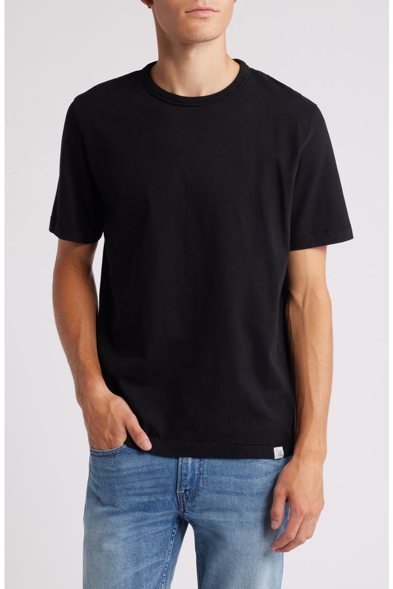 Organic Cotton Tee, Main, color, DEEP BLACK