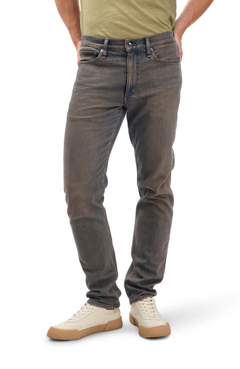 Fit 2 Authentic Stretch Slim Fit Jeans (Ochre Blue)