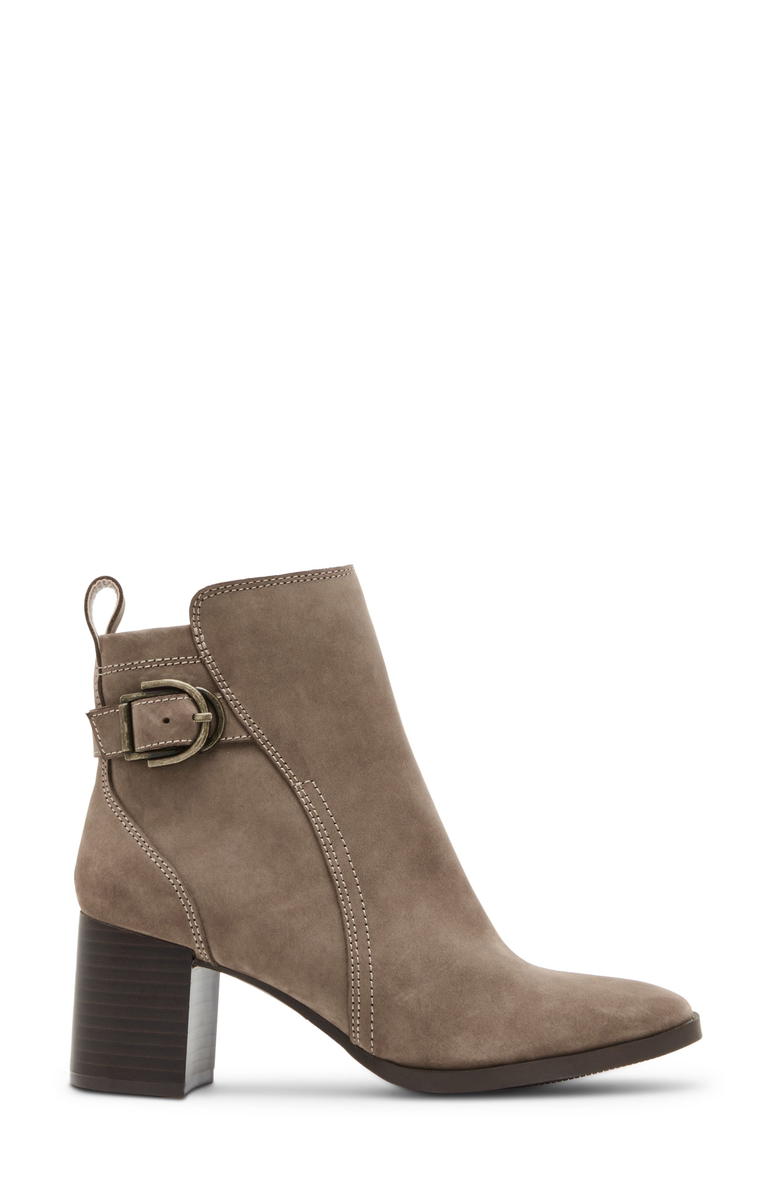 Blondo Ginelle Waterproof Bootie, Alternate, color, Taupe Nubk