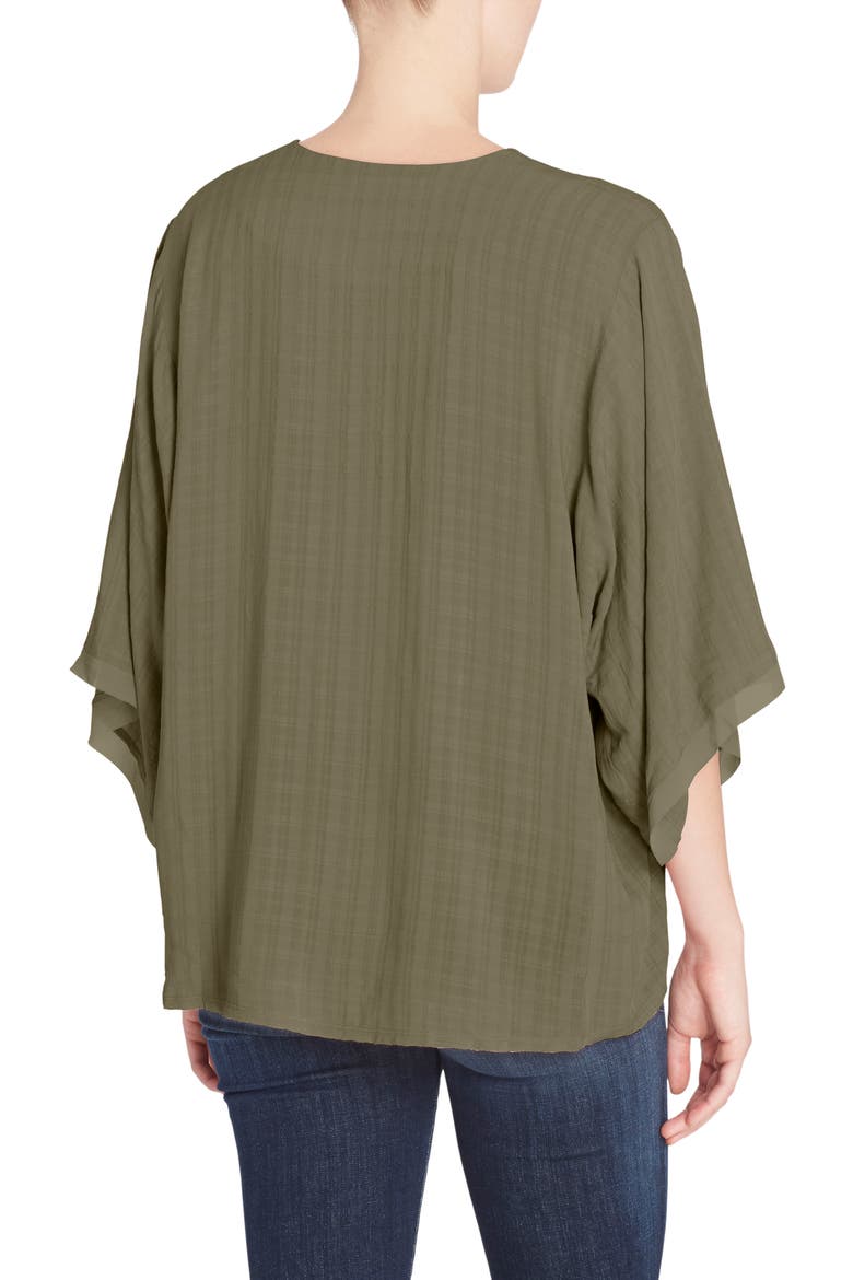 Bernice Chiffon Top, Alternate, color, FOREST NIGHT