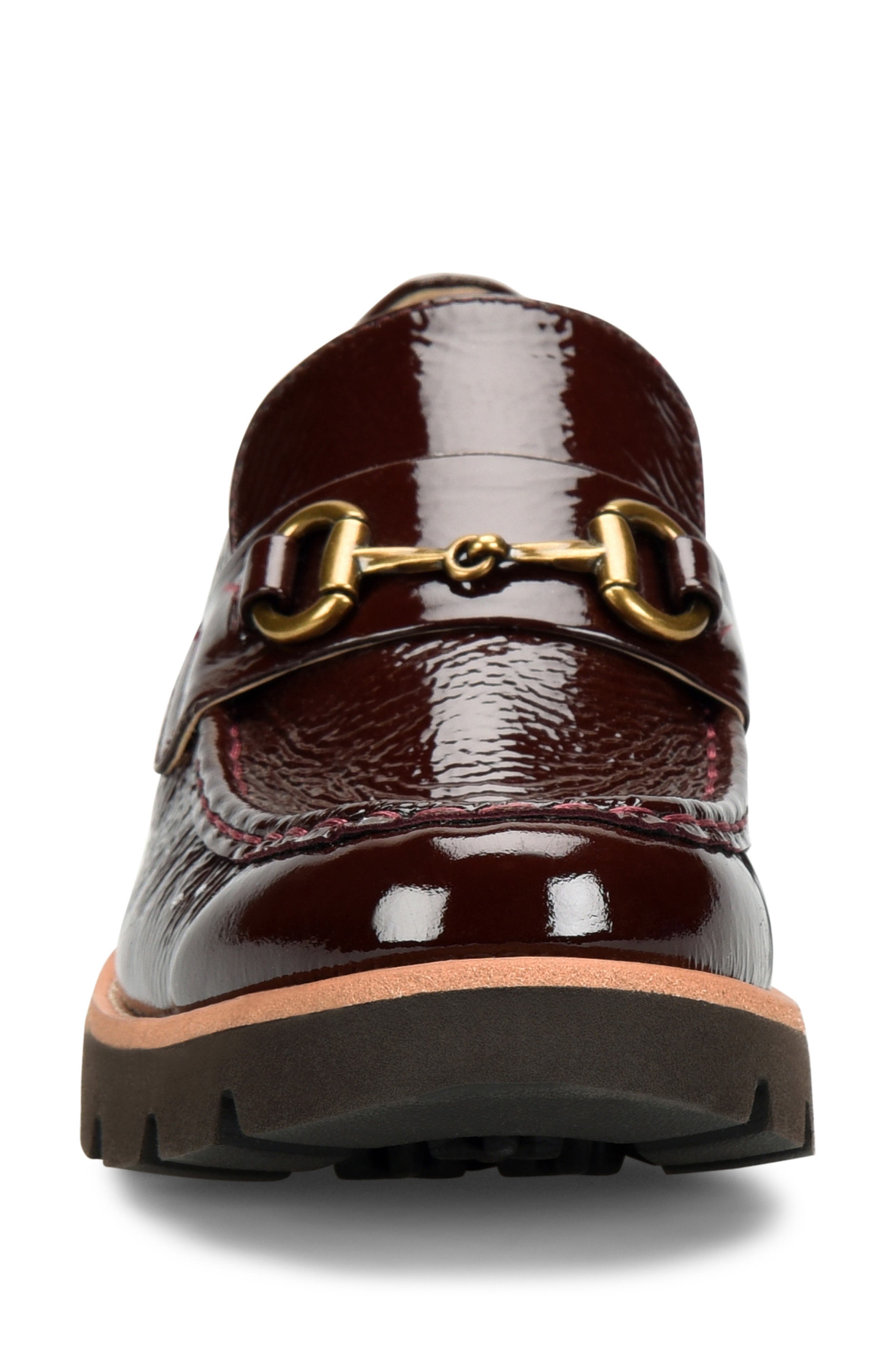 Söfft Prewitt Horsebit Loafer, Alternate, color, Burgundy