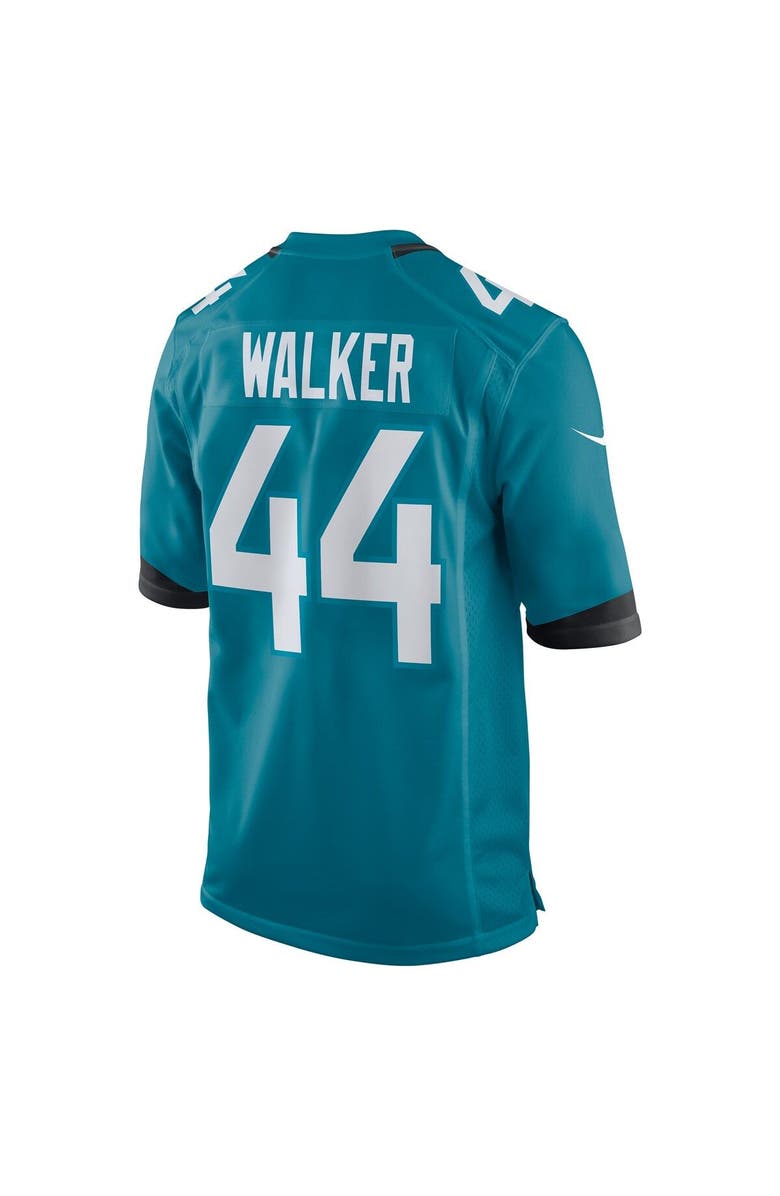 Nike Men's Nike Travon Walker Teal Jacksonville Jaguars Player Game Jersey, Alternate, color, Teal