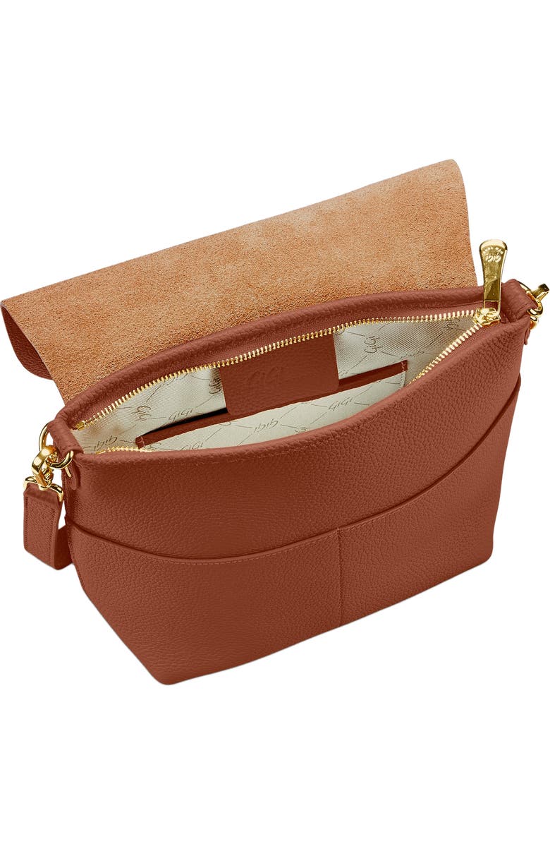 GiGi New York ANDIE CROSSBODY, Alternate, color, Saddle