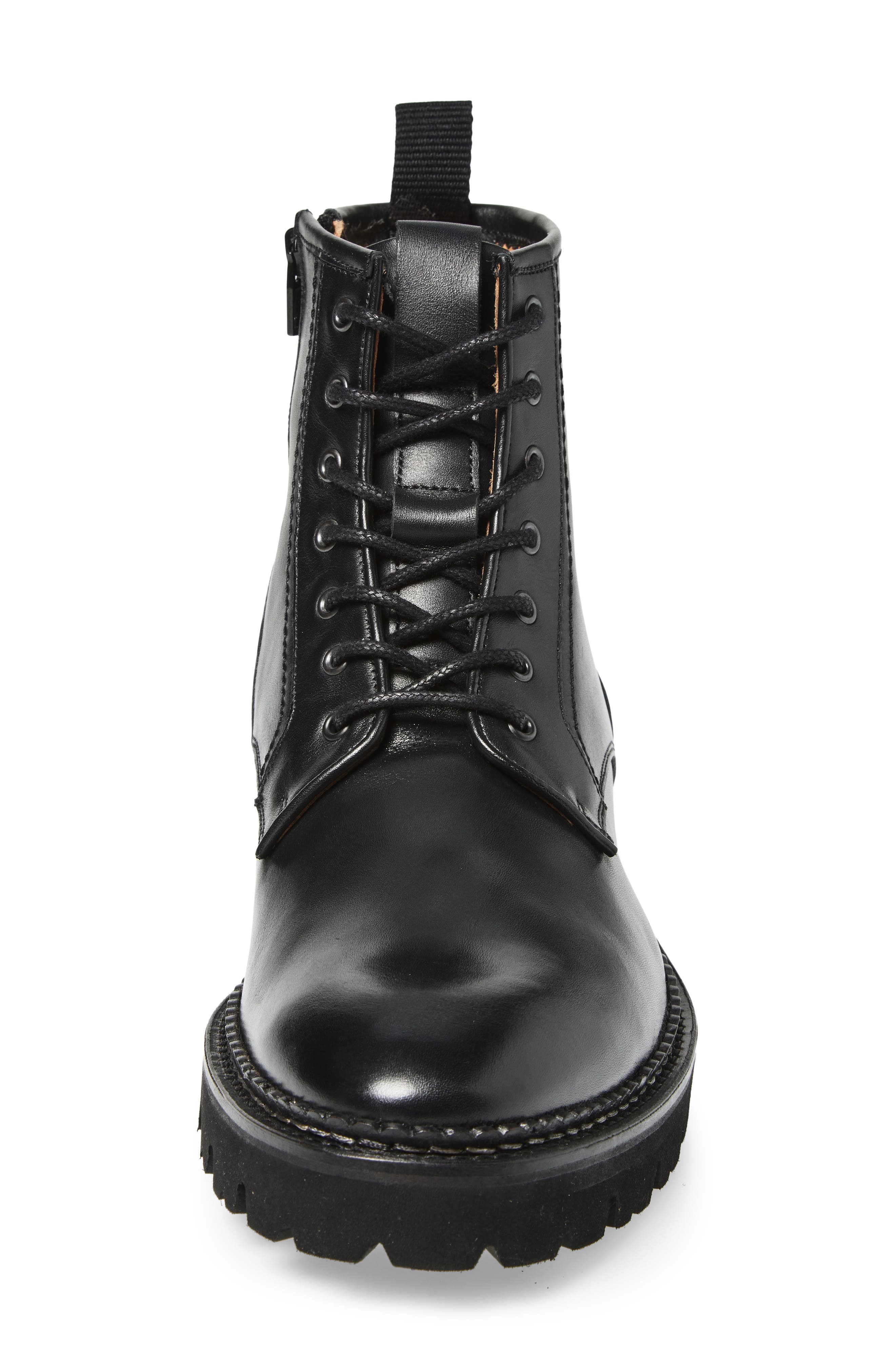 Gentle Souls Almada Lug Sole Boot, Alternate, color, Black