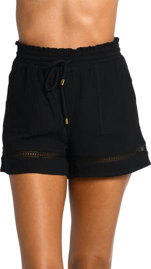 Beach Cotton Cover-Up Shorts