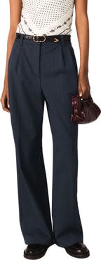 maje Striped suit trousers