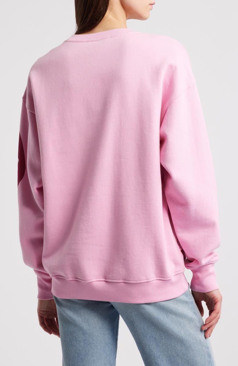 LoveShackFancy Palo Cotton Sweatshirt, Alternate, color, 