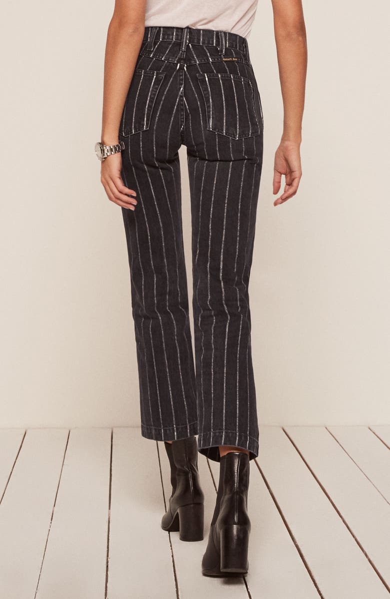 Reformation Roper Crop Straight Leg Jeans, Alternate, color, 