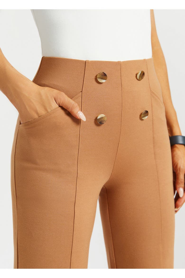 Atlantic DPYP Dress Pant Yoga Pants Wide Leg, Alternate, color, Sandalwood