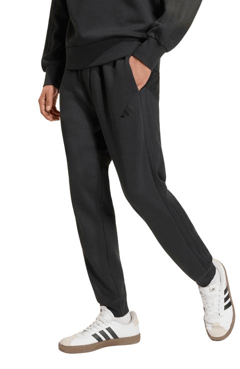 Essentials 3-Stripes Fleece Joggers