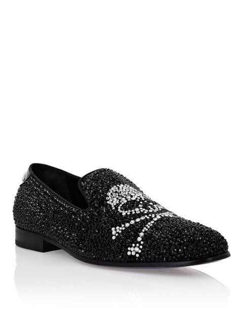 Moccasin Skull&Amp;Bones Rhinestone Unisex