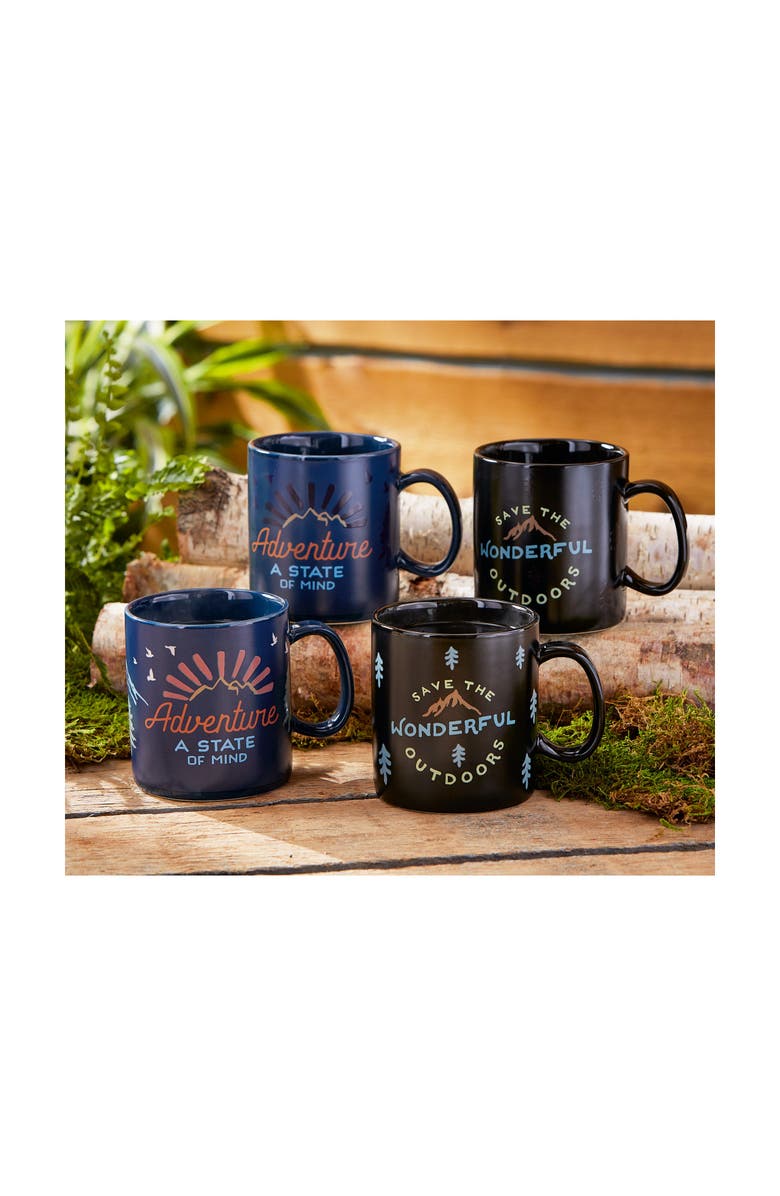 tag Save The Outdoors Heat Change Mug - Perfect for Adventures!, Alternate, color, Black