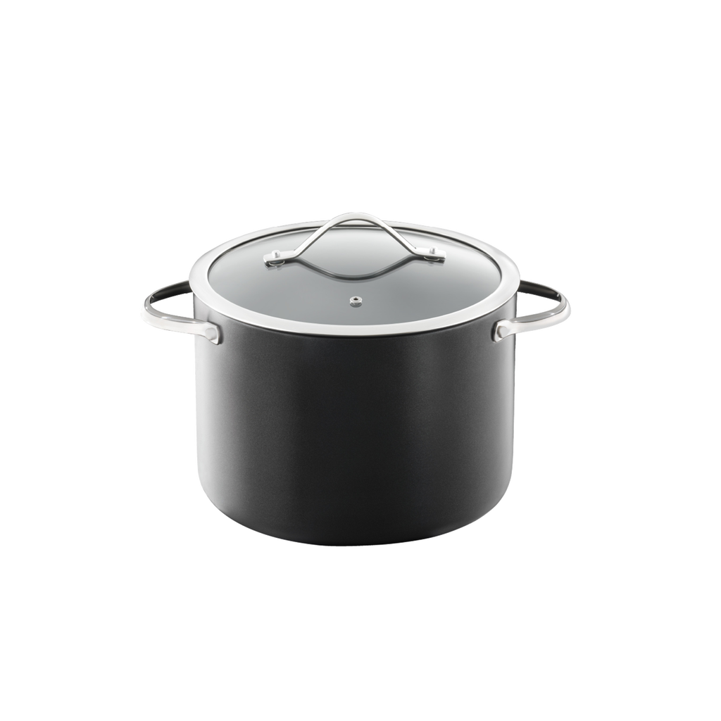 Cuisine::pro ® Id3® Stockpot With Lid 8qt In Black