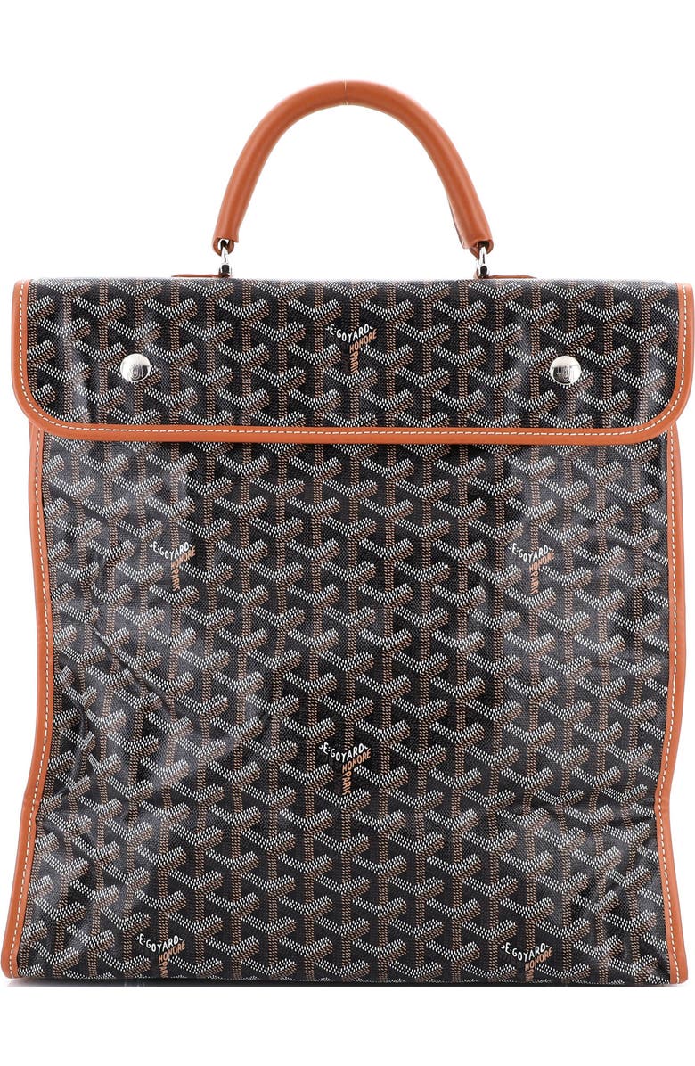 Pre-Owned Goyard Sainte Lucie Bag Coated Canvas, Main, color, Brown