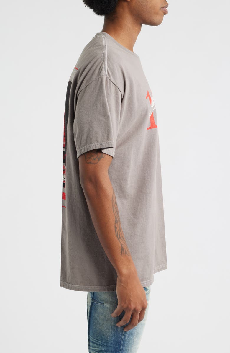 Merch Traffic Ford Horse Logo Red 1969 Mustang Graphic T-Shirt, Alternate, color, Charcoal