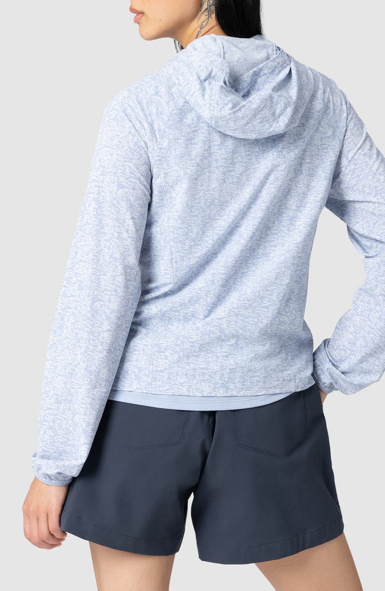 Outdoor Research Astroman Sun Full Zip Hoodie, Alternate, color, Titanium Tamarack Print