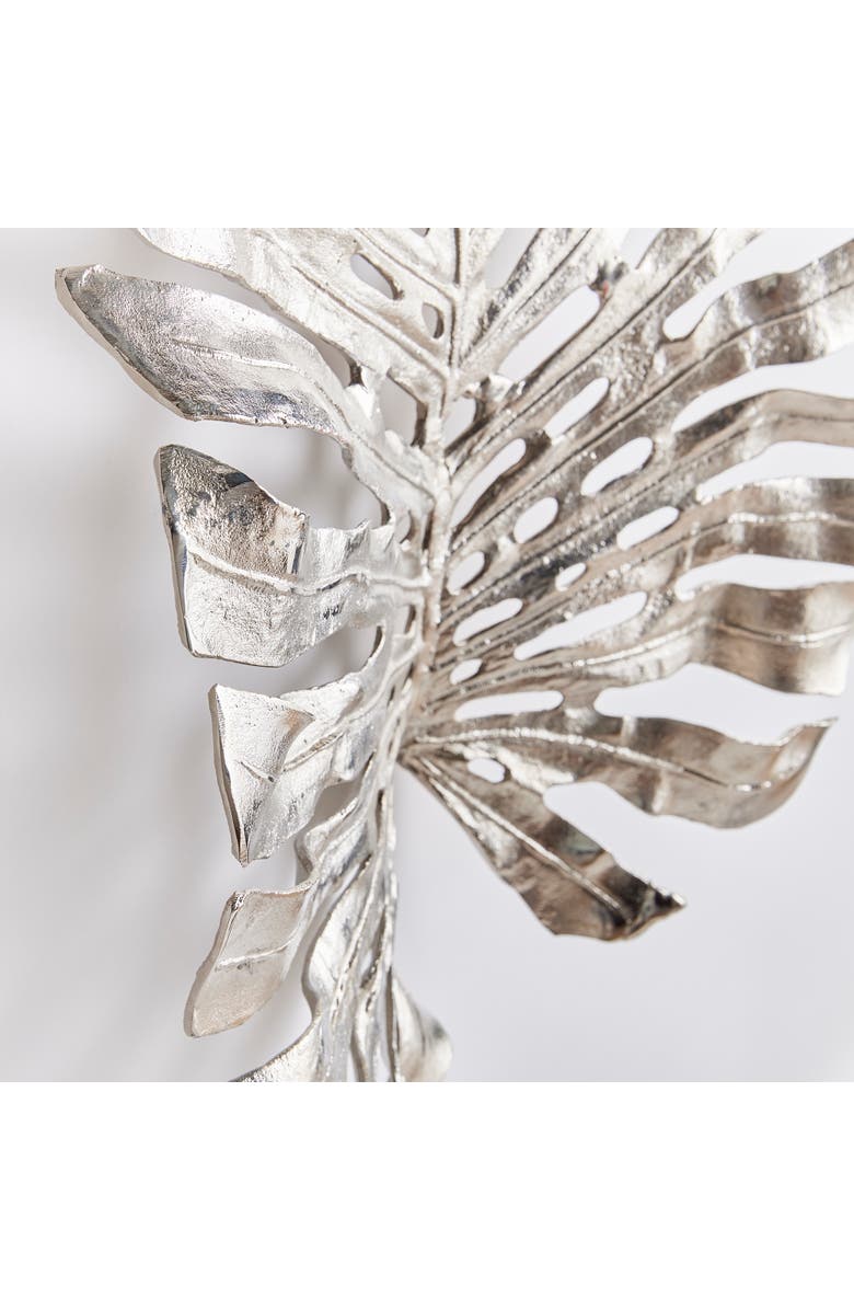 Napa Home & Garden Monstera in Silver Wall Sculpture Art Large, Alternate, color, Silver