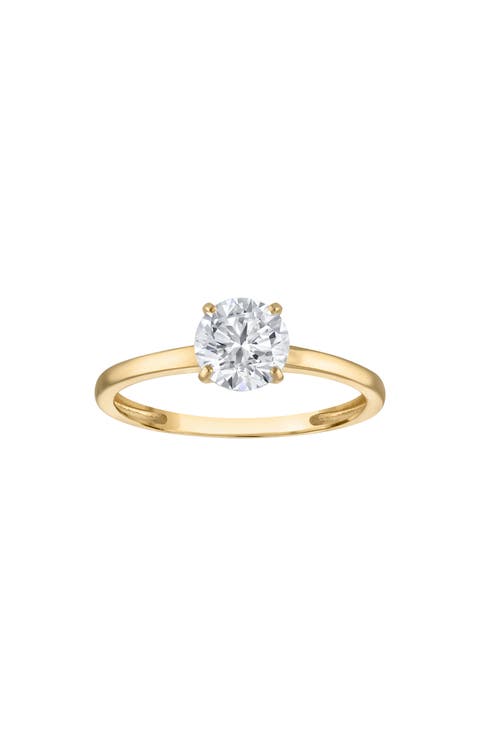 14K Gold Lab Grown Diamond Ring