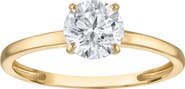 FZN 14K Gold Lab Grown Diamond Solitaire Ring