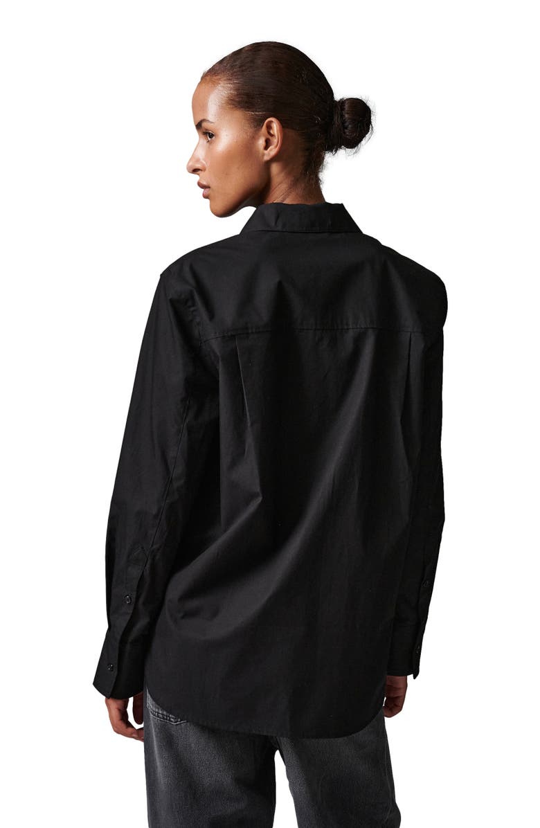 DAY Birger et Mikkelsen Jojo Crisp Button-Up Shirt, Alternate, color, Black