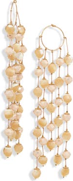 Isshi Asteroid Beaded Chandelier Earrings
