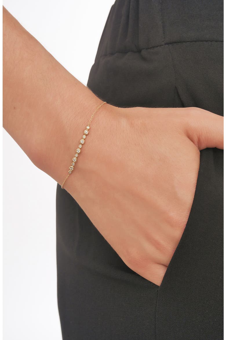 Monaco Diamond Bar Bracelet (Nordstrom Exclusive), Alternate, color, YELLOW GOLD/ DIAMOND