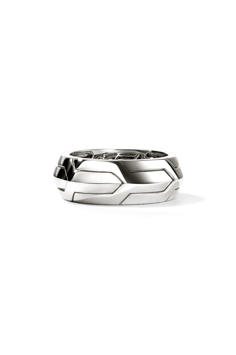 Icon 50 Sterling Silver Ring, 9mm, Main, color, SILVER