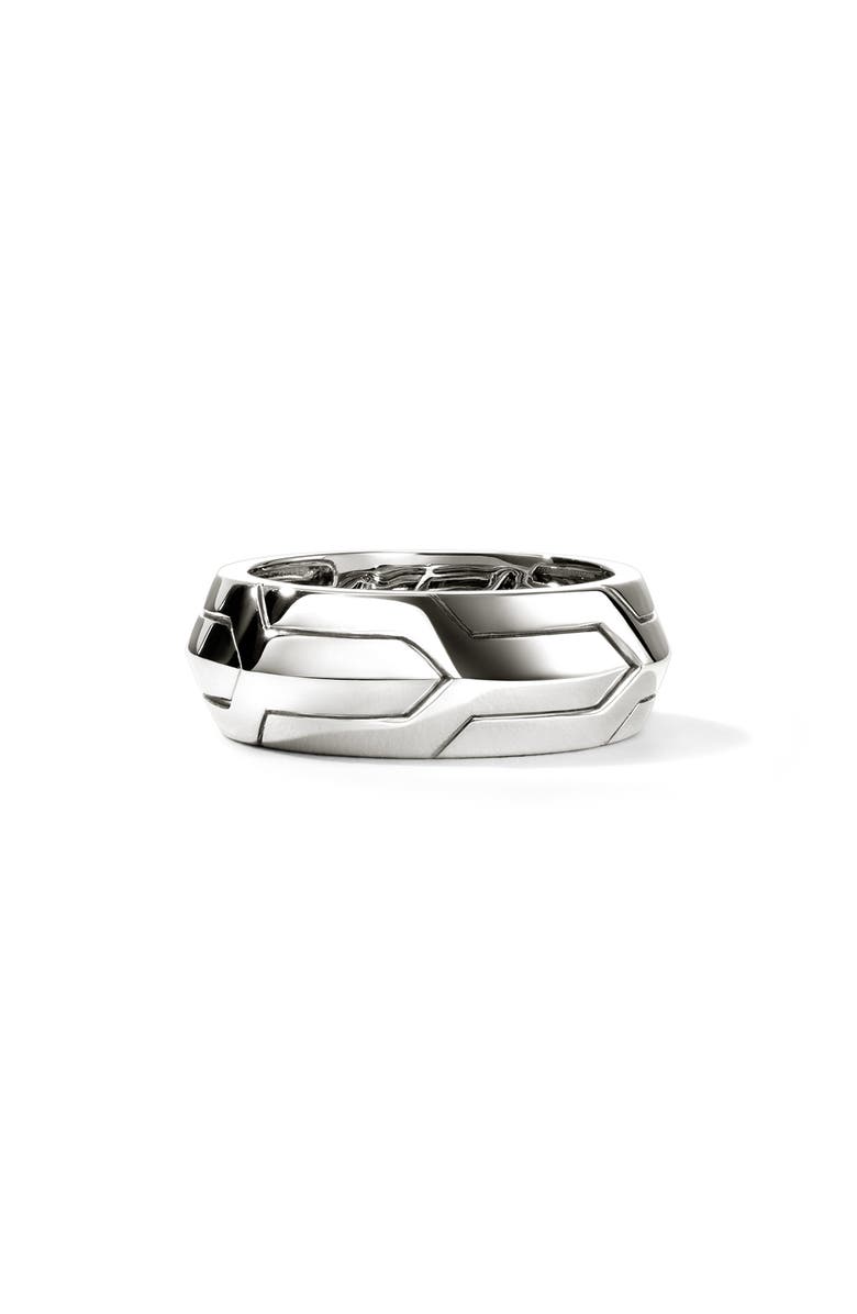 John Hardy Icon 50 Sterling Silver Ring, 9mm, Main, color, Silver