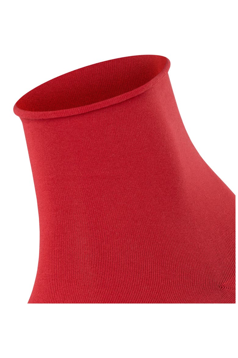 Cotton Touch Short Socks, Alternate, color, SCARLET