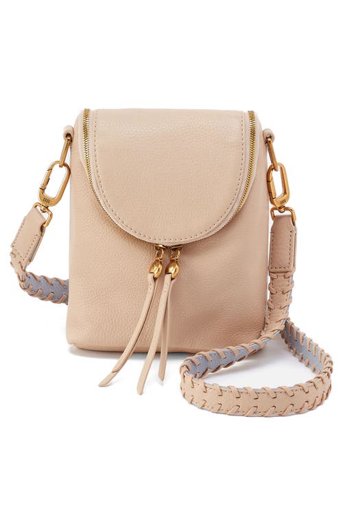 Hobo Fern Leather Crossbody Bag In Linen