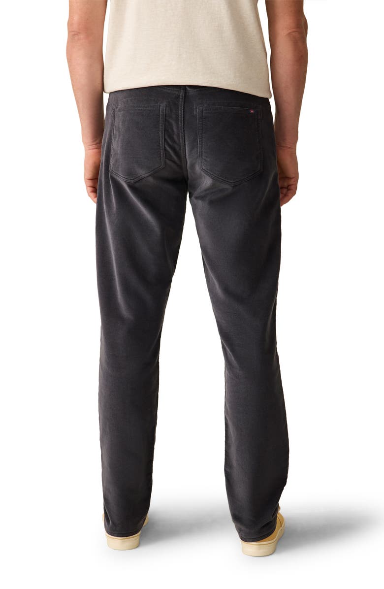 Faherty Stretch Corduroy Pants, Alternate, color, Washed Charcoal